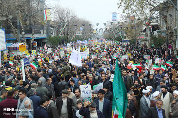 راهپیمایی ۲۲ بهمن در گرگان