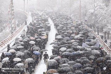 راهپیمایی ۲۲ بهمن در همدان