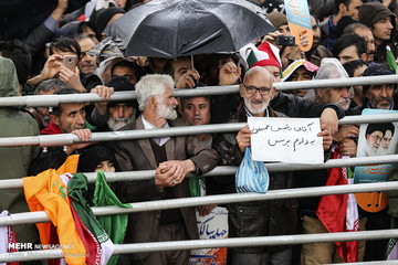 سخنرانی رئیس جمهور در مراسم راهپیمایی ۲۲ بهمن