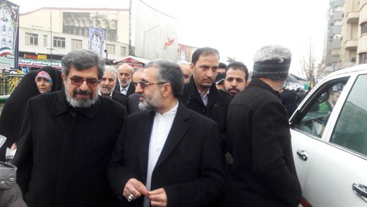 حضور غلامحسین اسماعیلی، رئیس کل دادگستری استان تهران در راهپیمایی ۲۲ بهمن تهران