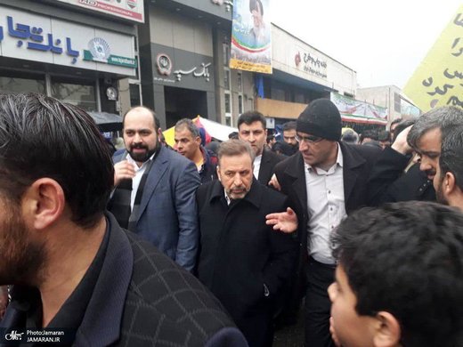 محمود واعظی، رییس دفتر رییس جمهور در راهپیمایی 22 بهمن