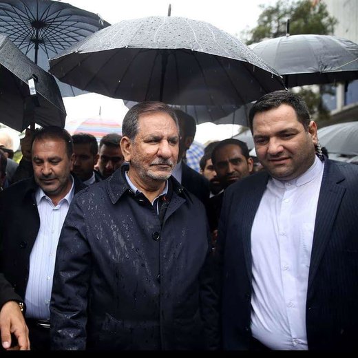 حضور اسحاق جهانگیری، معاون اول رئیس جمهوری در راهپیمایی 22 بهمن