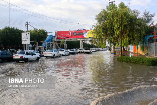 آبگرفتگی معابر بندرعباس
