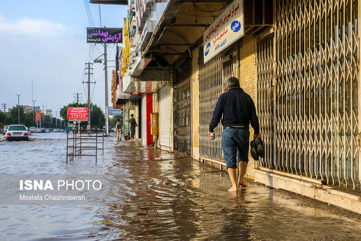 آبگرفتگی معابر بندرعباس