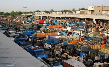 بهسازی میدان بزرگ میوه و تره‌بار کرج