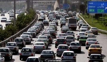 ترافیک سنگین در آزادراه تهران-کرج و محدوده بهشت زهرا