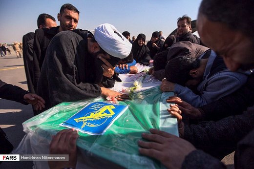 ورود پیکر شهدای حادثه تروریستی به اصفهان