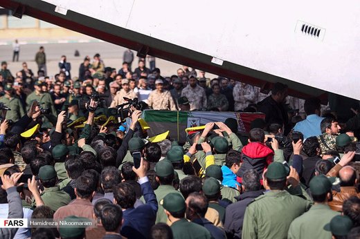 ورود پیکر شهدای حادثه تروریستی به اصفهان