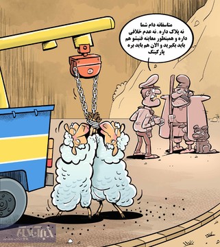 گوسفندهای بدون پلاک به پارکینگ منتقل شدند! 