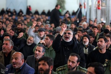 مراسم ختم شهدای حادثه تروریستی زاهدان در اصفهان
