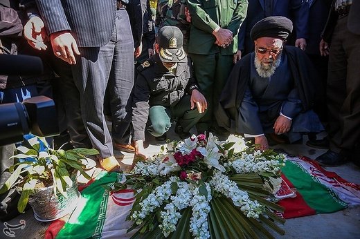 مراسم ختم شهدای حادثه تروریستی زاهدان در اصفهان