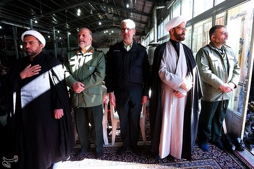 مراسم ختم شهدای حادثه تروریستی زاهدان در اصفهان