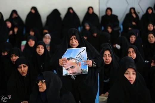 مراسم ختم شهدای حادثه تروریستی زاهدان در اصفهان