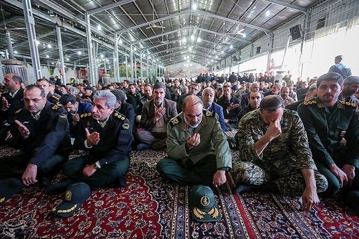 مراسم ختم شهدای حادثه تروریستی زاهدان در اصفهان