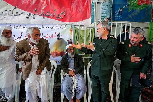 مراسم ختم شهدای حادثه تروریستی زاهدان در اصفهان