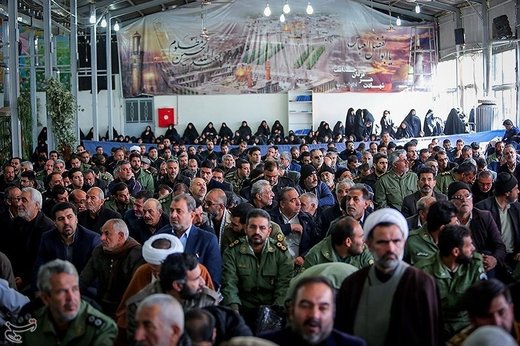 مراسم ختم شهدای حادثه تروریستی زاهدان در اصفهان