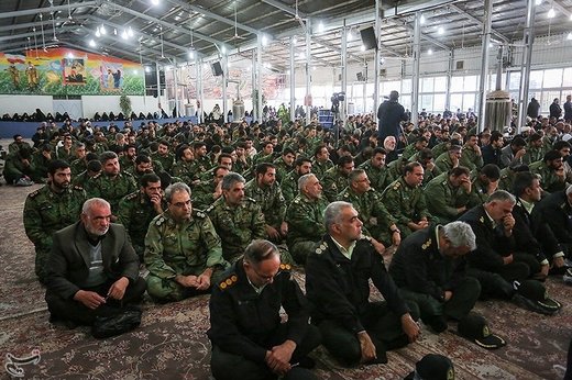 مراسم ختم شهدای حادثه تروریستی زاهدان در اصفهان