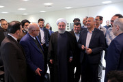 تصاویر | افتتاح پروژه کیفیت بنزین و نفت گاز با حضور روحانی