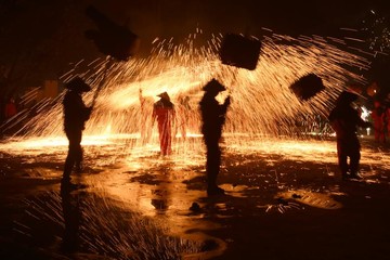 جشنواره فانوس در شهر لوجو استان سیچوآن چین