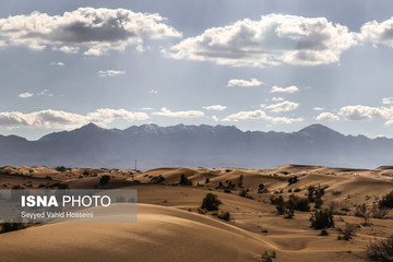 منطقه کویری «جندق» در نزدیکی روستای امیرآباد