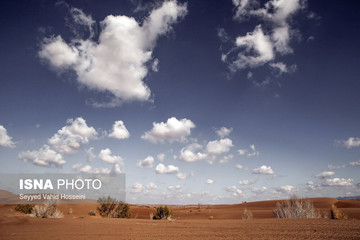 منطقه کویری «جندق» در نزدیکی روستای امیرآباد