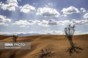 منطقه کویری «جندق» در نزدیکی روستای امیرآباد