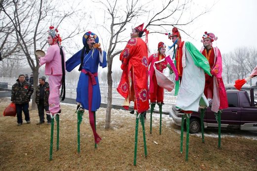جشنواره فانوس در شهر پکن چین
