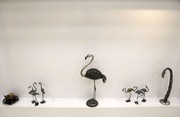 تصاویر | نمایشگاه مجسمه‌های دست‌ساز فلزی «قصه‌های فلز»