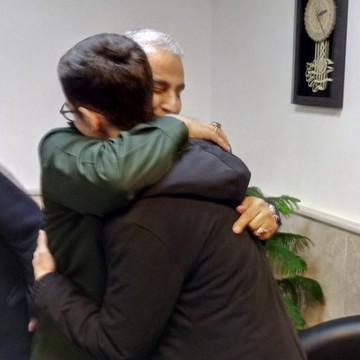 دیدار سردار سلیمانی با آرین غلامی