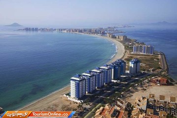 زبانه لا مانگا در مورسیا –اسپانیا- با گستره 22 کیلومتر