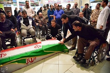 تشییع جانباز بسیجی دفاع مقدس عبدالله عکافی