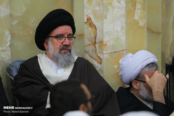 مراسم بزرگداشت آیت الله مومن در مسجد اعظم قم‎