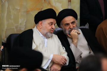 مراسم بزرگداشت آیت الله مومن در مسجد اعظم قم‎