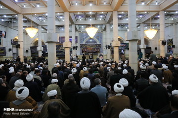 مراسم بزرگداشت آیت الله مومن در مسجد اعظم قم‎