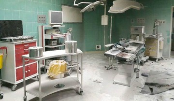 اولین عکس از انفجار مرگ‌بار در اتاق عمل بیمارستان سمنان 