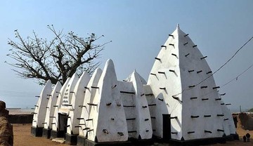 تصاویر | معماری خاص مساجد در غرب آفریقا 