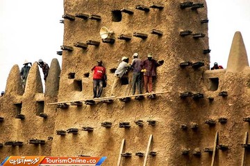 مسجد جامع کبیر جنه(دجینه) در مالی