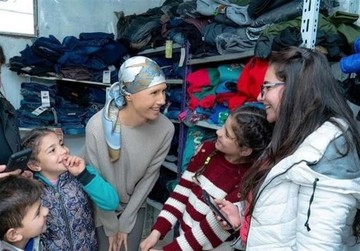  همسر بشار اسد از پروژه‌های اقتصادی در سوریه بازدید کرد