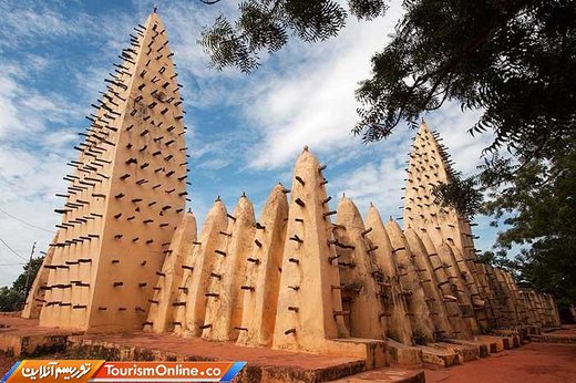 مسجد جامع کبیر جنه(دجینه) در مالی