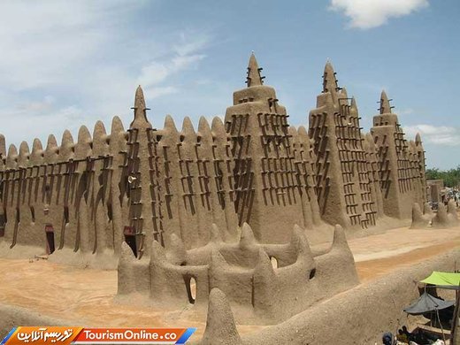 مسجد جامع کبیر جنه(دجینه) در مالی