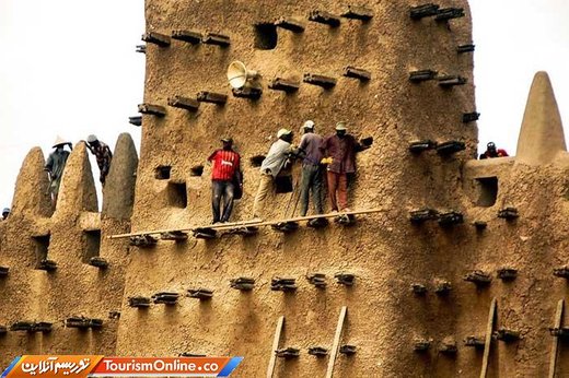 مسجد جامع کبیر جنه(دجینه) در مالی