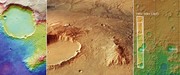 دره‌های آبی در مریخ/ عکس