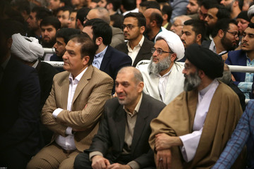 دیدار جمعی از مداحان و ذاکران اهل بیت(ع) با رهبر معظم انقلاب اسلامی