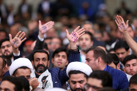 دیدار جمعی از مداحان و ذاکران اهل بیت(ع) با رهبر معظم انقلاب اسلامی