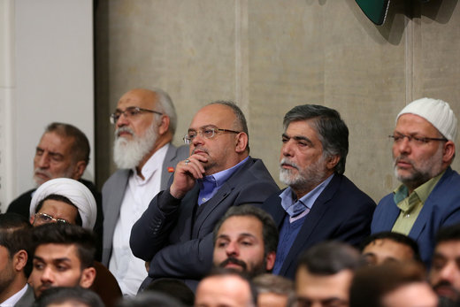 دیدار جمعی از مداحان و ذاکران اهل بیت(ع) با رهبر معظم انقلاب اسلامی
