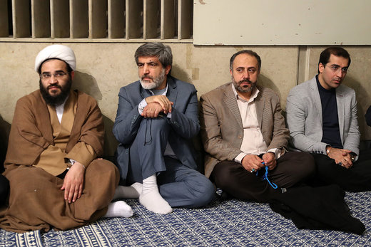 دیدار جمعی از مداحان و ذاکران اهل بیت(ع) با رهبر معظم انقلاب اسلامی