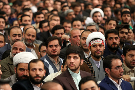 دیدار جمعی از مداحان و ذاکران اهل بیت(ع) با رهبر معظم انقلاب اسلامی