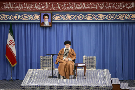 دیدار جمعی از مداحان و ذاکران اهل بیت(ع) با رهبر معظم انقلاب اسلامی