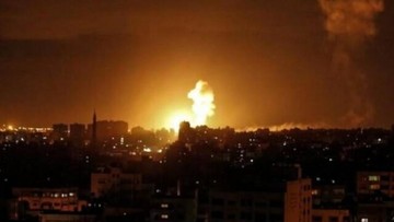 پایگاه حماس بمباران شد
