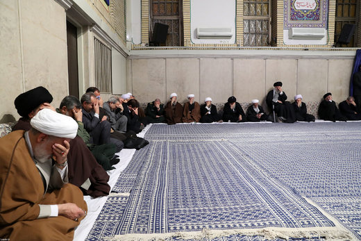 مراسم ترحیم و بزرگداشت آیت‌الله مومن